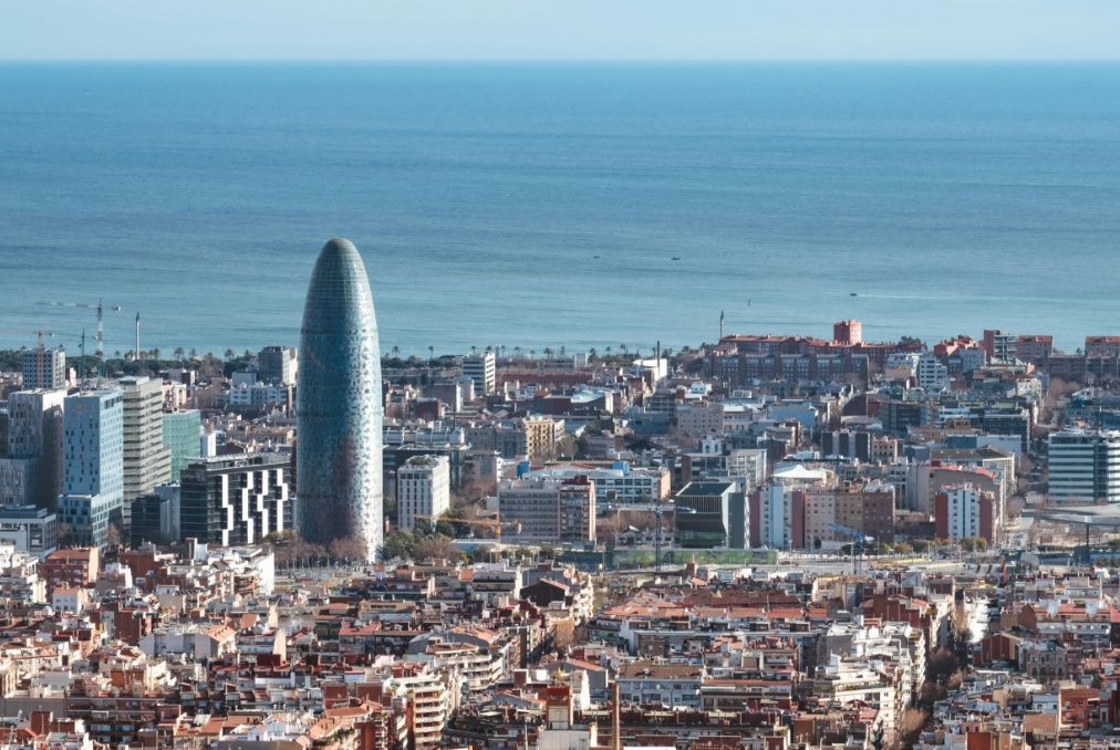 Vista panorámica de Barcelona